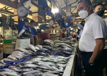 Cek Harga Jelang Nataru, Walikota Tarakan Sidak ke Pasar Gusher