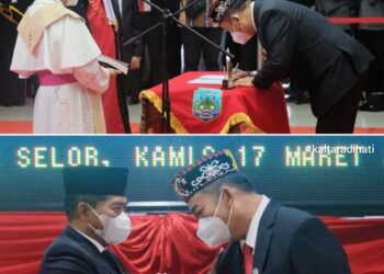 Albertus Dilantik di Sidang Paripurna, Resmi Menjabat Ketua DPRD Kaltara yang Baru