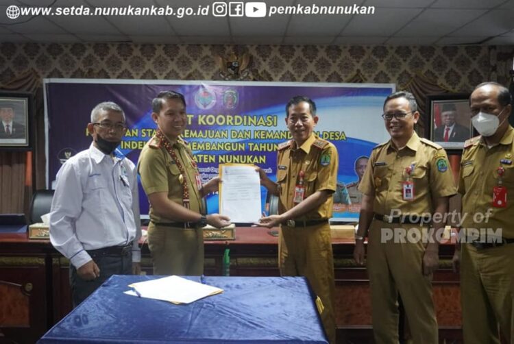 Rakor Penetapan Status Kemajuan dan Kemandirian Desa Indeks Desa Membangun Tahun 2022 Serta Penandatanganan Berita Acara Hasil Verifikasi, Berikut Progres Status Desa di Nunukan