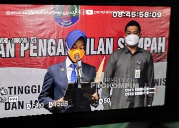 Bupati Melantik dan Mengambil Sumpah/Janji Jabatan Pimpinan Tinggi Pratama, Administrator dan Pengawas di Lingkungan Pemerintah Kab. Nunukan