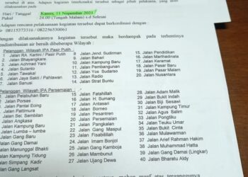 PDAM Akan Hentikan Pendistribusian Air Malam Ini, Pelanggan Diharapkan Tampung Air Secukupnya