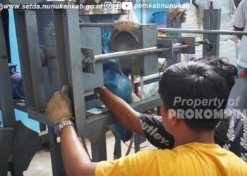 Mantap, Bank Sampah di Nunukan Olah Limbah Plastik Jadi Pelampung Rumput Laut