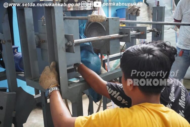 Mantap, Bank Sampah di Nunukan Olah Limbah Plastik Jadi Pelampung Rumput Laut