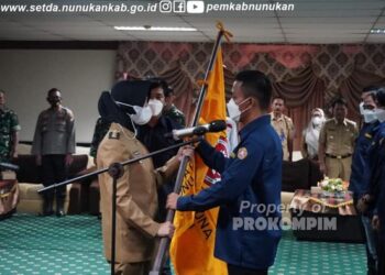 Bupati Laura Melantik Pengurus Karang Taruna Kabupaten Nunukan Periode 2022-2027