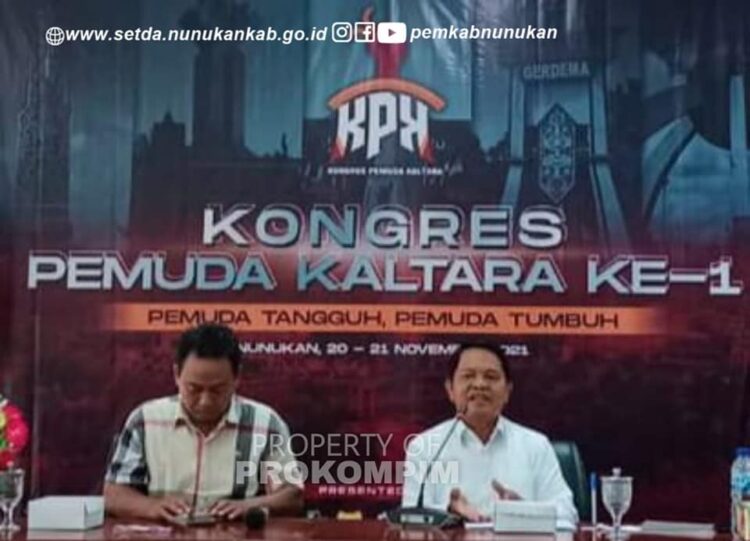 Narasumber Dalam Kongres Pemuda Kaltara I, Wabup H. Hanafiah Paparkan Potensi Kabupaten Nunukan