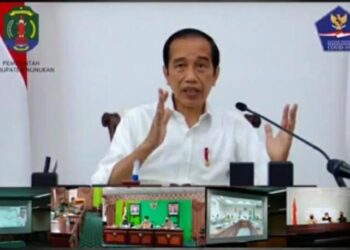 Wabup Hanafiah Dengarkan Arahan Presiden Jokowi Terkait Penanganan Covid-19