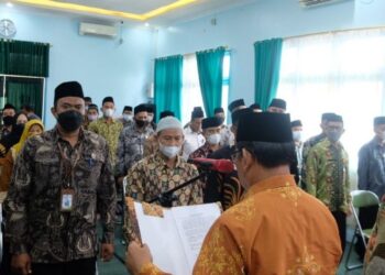 Wabup Nunukan Kukuhkan Pengurus Majelis Ta’lim Al- Ikhlas Kabupaten Nunukan Periode 2022 – 2024