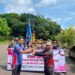 PWI Tarakan Sambut Kirab Obor Porwada, Bidik Juara Umum Lagi