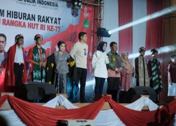 Ungkapan Rasa Syukur HUT RI Ke 77 Tahun, Pemkab Nunukan Gelar Malam Resepsi dan Ramah Tamah