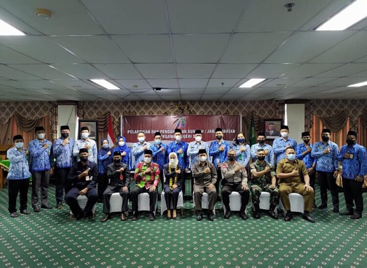 Penghujung Tahun 2021, 239 Pejabat Fungsional Hasil Penyetaraan Dilantik