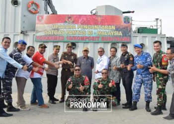 Hadir Selaku Irup, Wabup H. Hanafiah Melepas Batalyon Armed 18/ Komposit