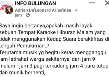 Viral di FB ‘Info Bulungan’, Aparat Diminta Tertibkan THM Valentino