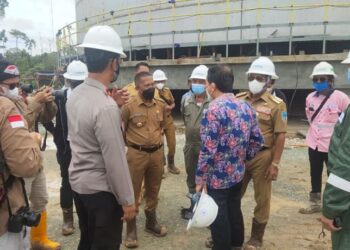 Wakili Bupati, Sekda Nunukan Dampingi Gubernur Kaltara Tinjau Pembangunan Kilang Gas