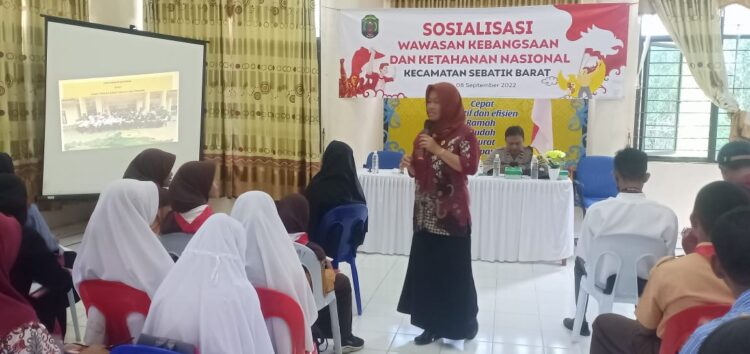 Kecamatan Sebatik Barat Gelar Sosilisasi Wawasan Kebangsaan dan Ketahanan Nasional