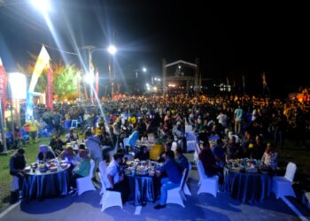 Malam Syukuran HUT Kabupaten Nunukan Ke -23 Berlangsung Meriah