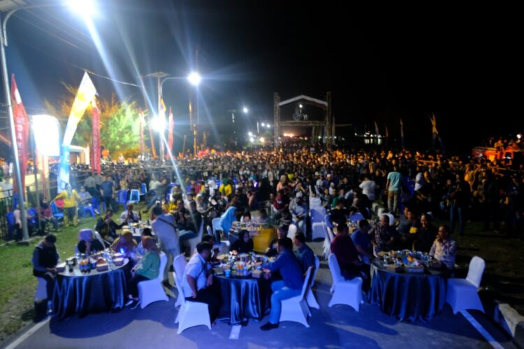 Malam Syukuran HUT Kabupaten Nunukan Ke -23 Berlangsung Meriah