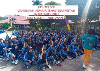 Dinkes P2KB Kampanyekan Gerakan Nasional Aksi Bergizi Secara Serentak di Seluruh Wilayah Kabupaten Nunukan