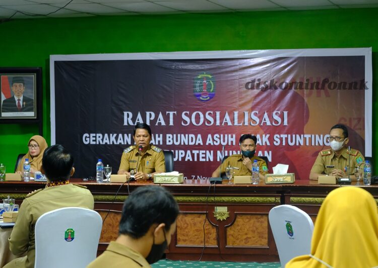 Tekan Laju Pertumbuhan Angka Stunting, Pemerintah Kabupaten Nunukan Gelar Sosialisasi Gerakan Ayah Bunda Asuh Stunting