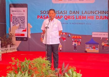 Sosialisasi dan Launching Pasar Siap QRIS Liem Hie Djung