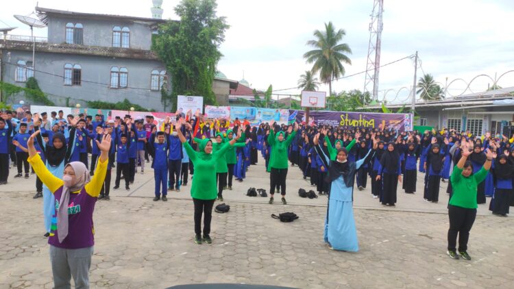 Kampanye Pembudayaan GERMAS di Pondok Pesantren As’Adiyah Sungai Nyamuk