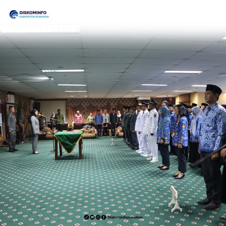Bupati Lantik 57 Pejabat Struktural di Lingkungan Pemkab Nunukan