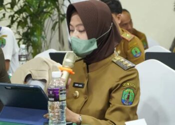Zoom Meeting Dengan Menko PMK, Bupati Laura Sebut Angka Stunting Nunukan Terus Turun