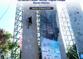 Turnamen Panjat Tebing Antar Pelajar Resmi Dibuka