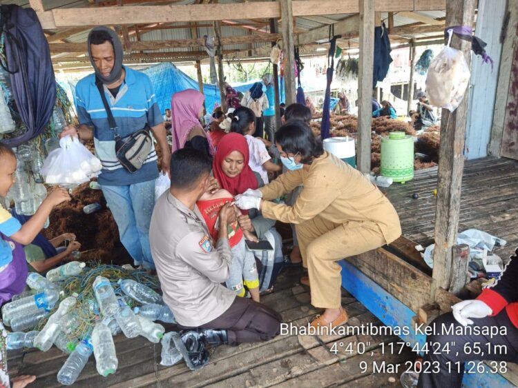 Penanggulangan KLB Campak di Nunukan Selatan