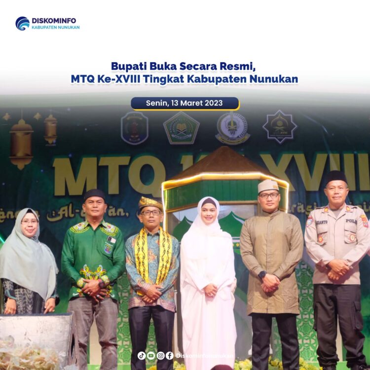 Bupati Buka MTQ Ke XVIII Tingkat Kabupaten Nunukan