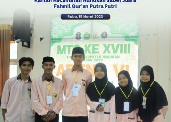 Kafilah Kecamatan Nunukan Sabet Juara Fahmil Qur’an Putra Putri