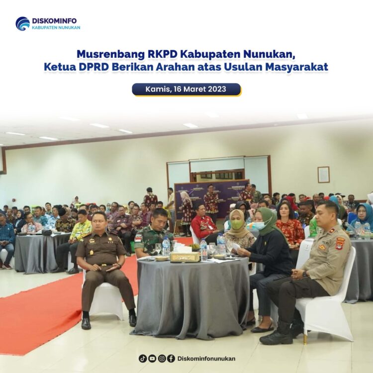 Musrenbang Kabupaten Nunukan, Ketua DPRD Berikan Arahan Atas Usulan Masyarakat