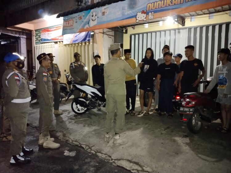 Belasan Pelajar Terjaring Operasi Patroli Jam Malam Satpol PP