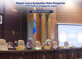 Bupati Laura Sampaikan Nota Pengantar LKPJ Tahun Anggaran 2022