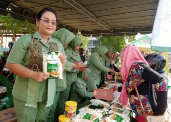 Kodim 0911 Nunukan dan DKUKMPP Gelar Pasar Murah Ramadan