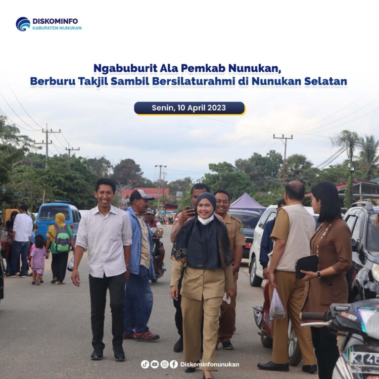 Ngabuburit Ala Pemkab Nunukan, Berburu Takjil Sambil Silaturahmi