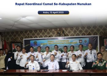 Sekda Buka Rapat Koordinasi Camat Se-Kabupaten Nunukan