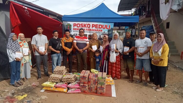 Kecamatan Sebatik Utara, bersama Desa Sei Pancang dan Puskesmas Sebatik Dirikan Posko Kebakaran