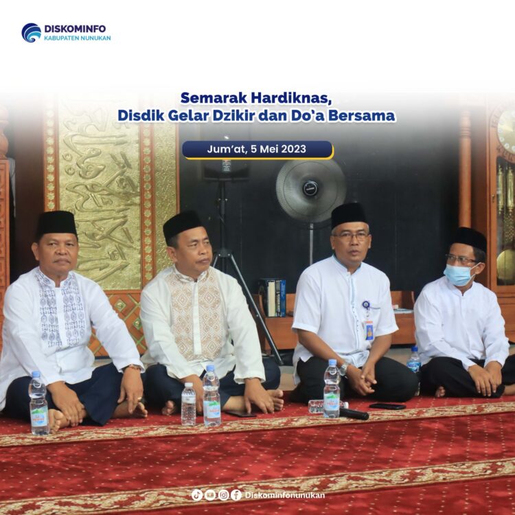 Peringati Hardiknas 2023, Dinas Pendidikan Gelar Dzikir dan Doa Bersama