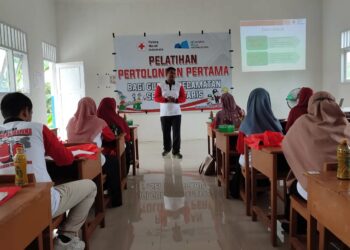 PMI Nunukan Beri Pelatihan Kepada Guru Pembina PMR Se Kecamatan Seimenggaris