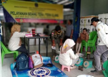 Antusias Pedagang Pasar Jamaker Ikuti Sidang Tera Ulang
