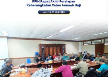 PPIH Rapat Akhir Persiapan Keberangkatan Calon Jamaah Haji