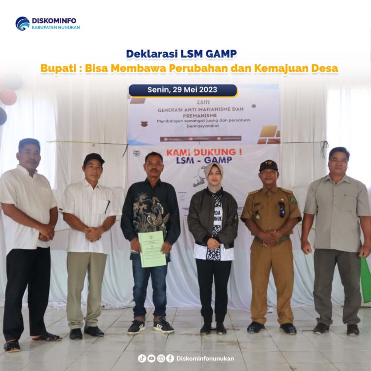 Deklarasi LSM GAMP Bupati: Bisa Membawa Perubahan dan Kemajuan Desa