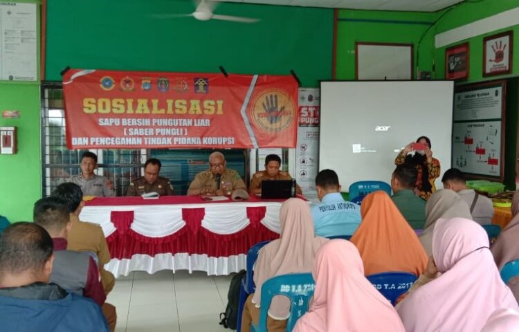 Sosialisasi Saber Pungli dan Pencegahan Tindak Pidana Korupsi