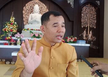 Peringati Trisuci Waisak 2567, umat Buddha di Nunukan Lakukan Pradaksina