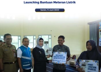 84 Rumah Terima Bantuan Meteran Listrik