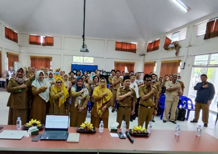 Dinkes P2KB Laksanakan Penilaian Kinerja Puskesmas Tahun 2022