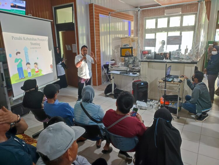 Tim PKRS RSUD Nunukan Gelar Sosialisasi Pencegahan Dini Stunting