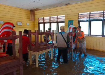 Banjir di Sembakung Rendam 11 Sekolah