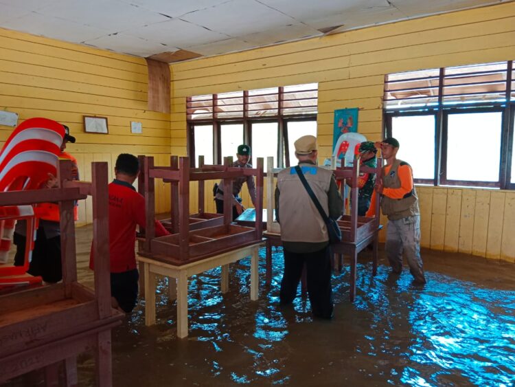 Banjir di Sembakung Rendam 11 Sekolah
