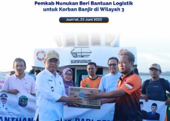Pemkab Nunukan Berikan Bantuan Logistik Untuk Korban Banjir di Wilayah 3